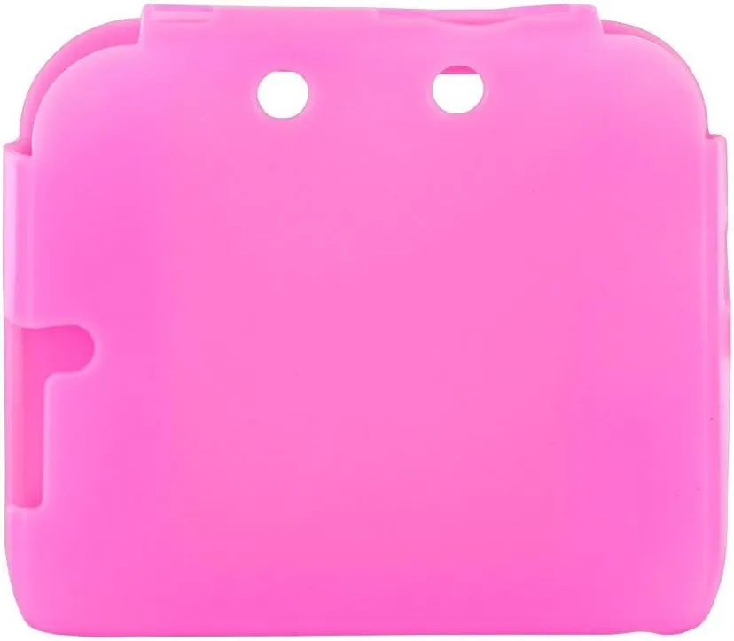3Packs Protective Soft Silicone Rubber Gel Skin Case Cover for Nintendo 2DS (BL BU PI)