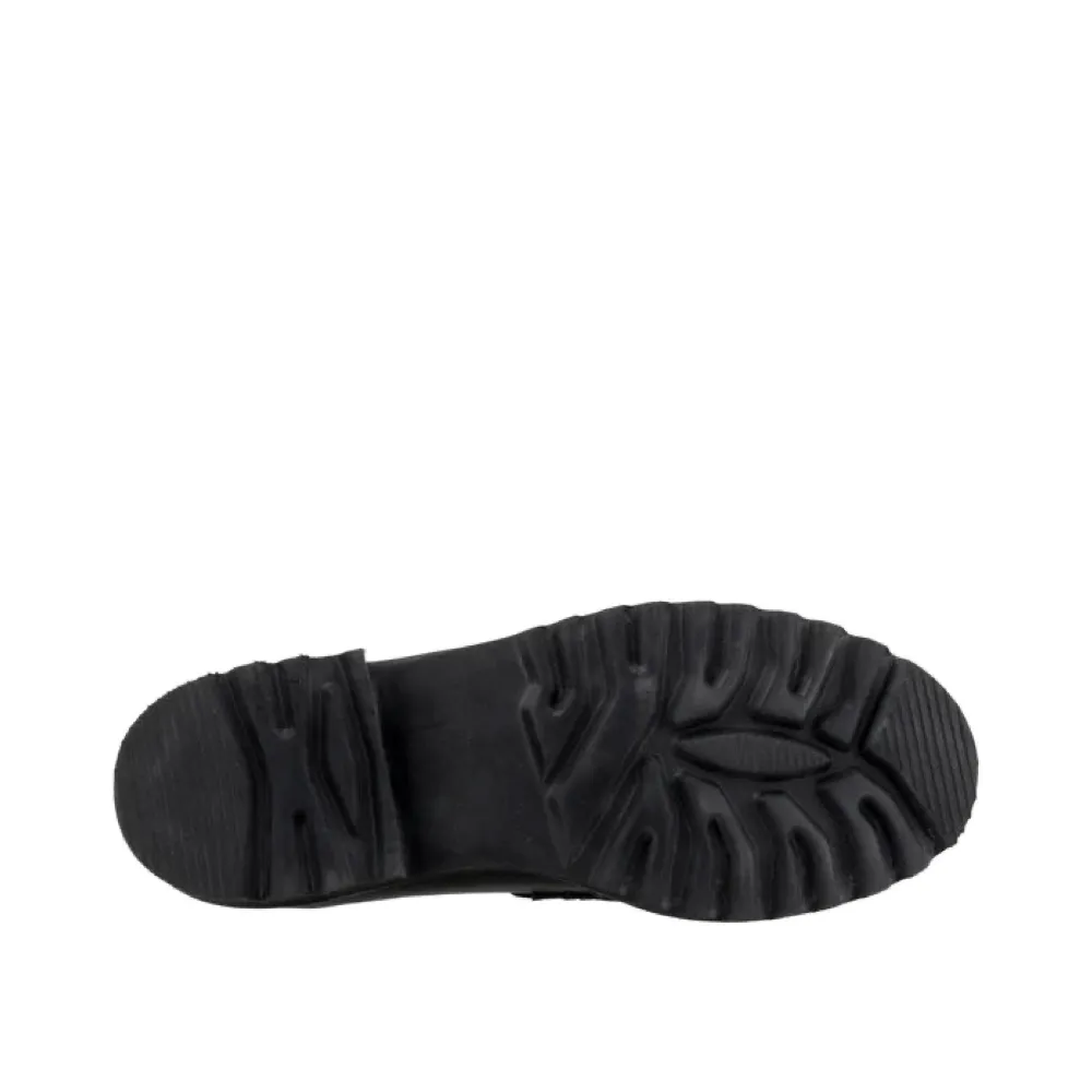 Bueno Women's Annie Leather Loafer in Black
