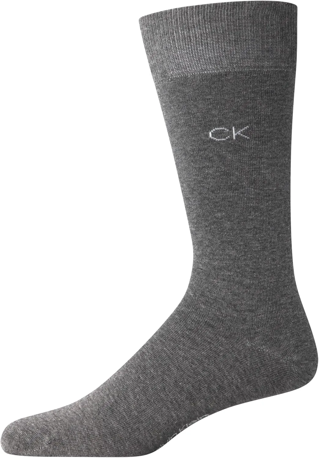 Calvin Klein Men's Crew Socks - 4 Pack Lightweight Combed Cotton Blend Dress Socks - Breathable Socks for Men (7-12)