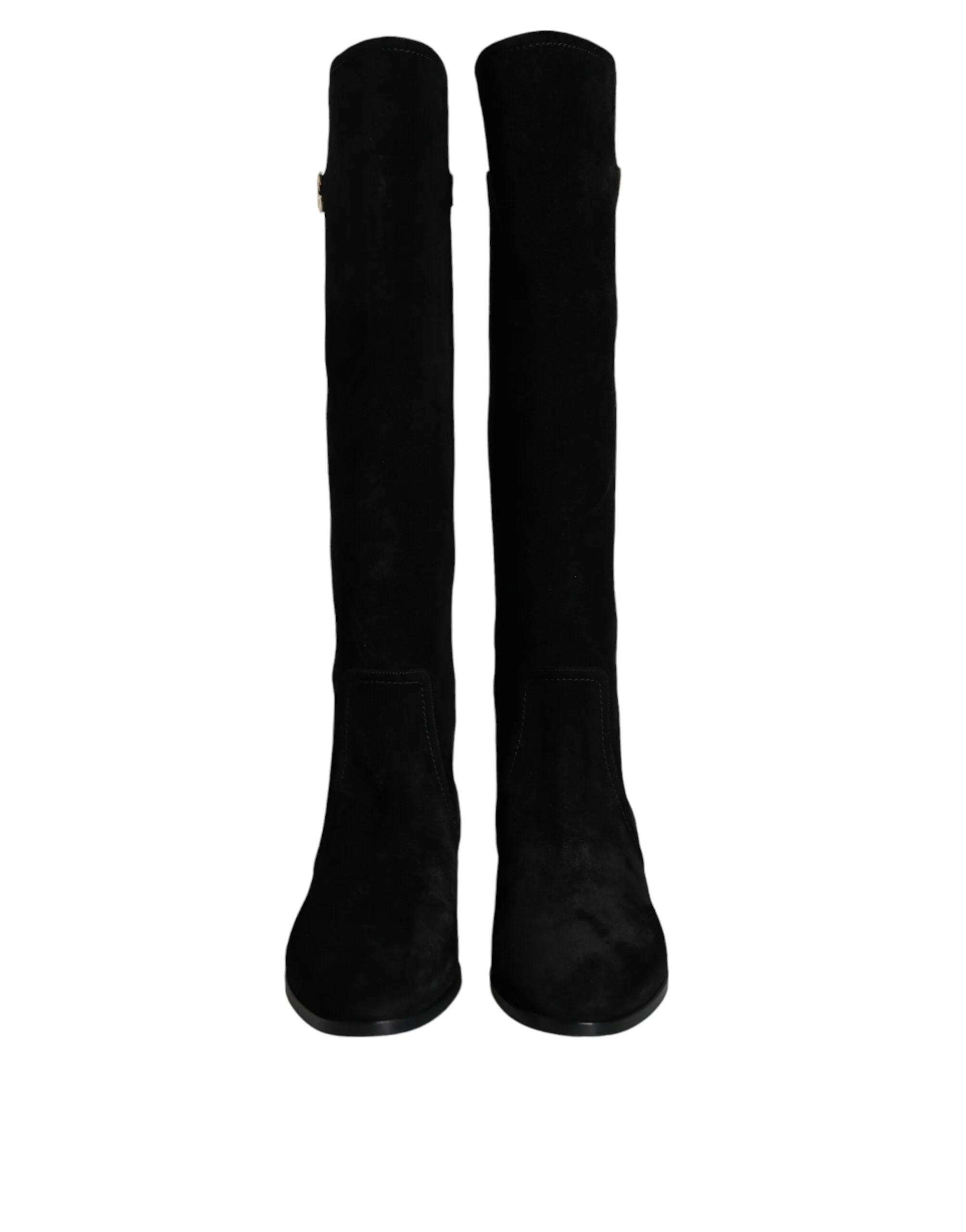 Dolce & Gabbana DG Logo Knee High Boots