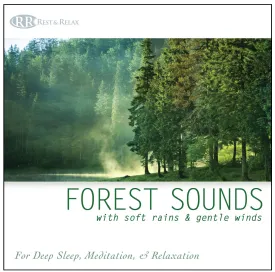 Forest Sounds: with Soft Rains & Gentle Winds Nature Sounds, Deep Sleep Music, Meditation, Relaxation Sounds of Nature