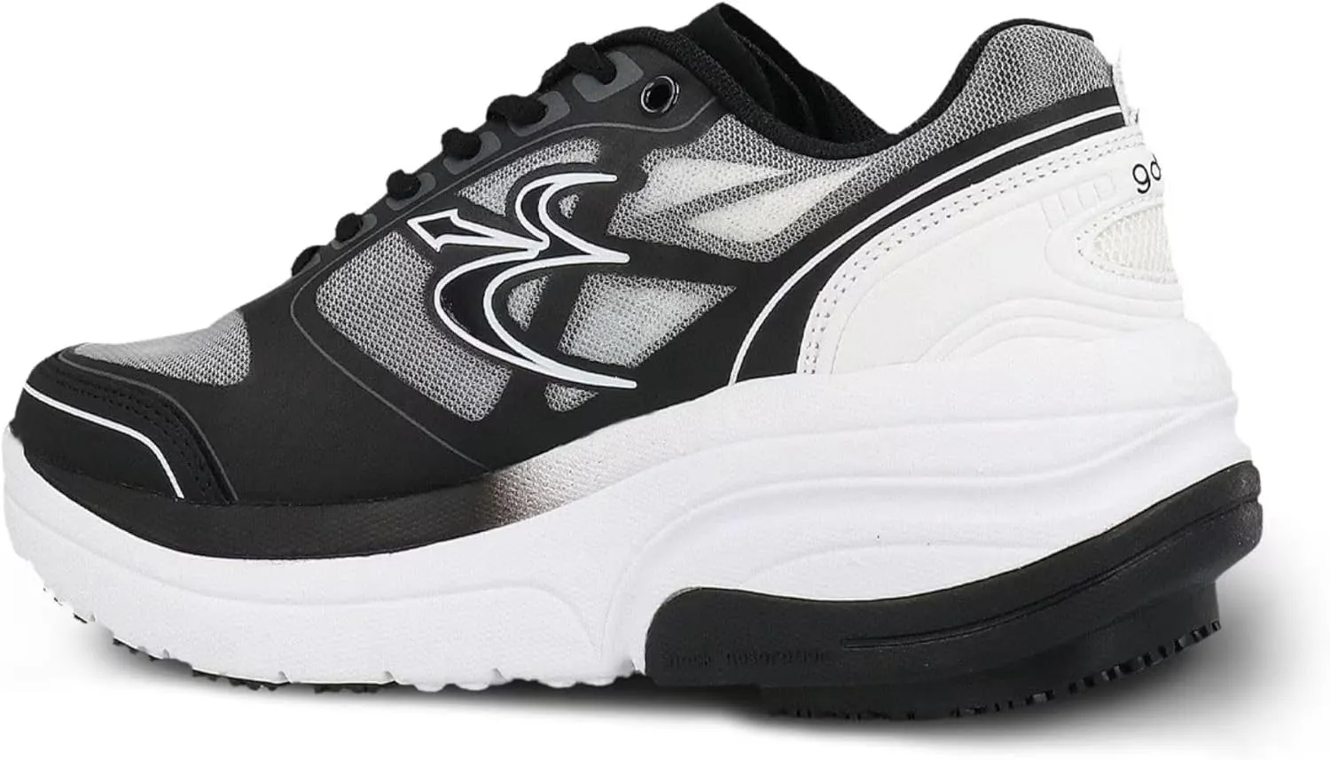 G-DEFY ION Womens Orthopedic Walking Shoe | VersoShock Technology for Pain Associated with Prolonged Standing or Walking | Arch Support | Diabetic Shoes | Wide Shoes | Free Custom Orthotic