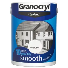 Granocryl Brilliant White Smooth Paint 2.5L