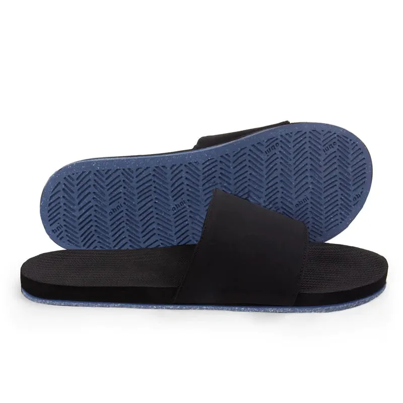 Indosole  Sneaker Sole Slides Men Black/Indigo Sole