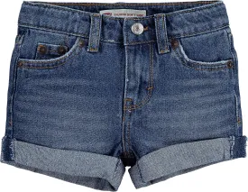 Levi's Girls' Girlfriend Fit Denim Shorty Shorts