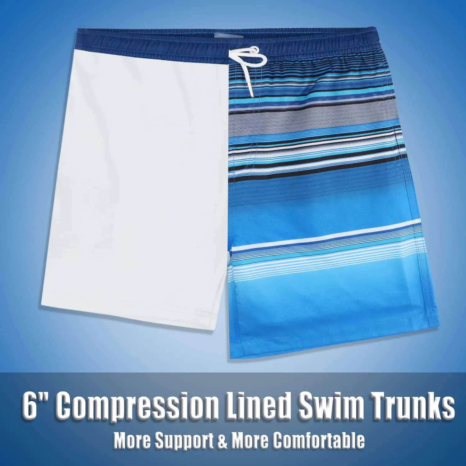 LUCOWEE Boys Swim Bathing Trunks Soft Compression Liner no-Chafing Swimming Shorts Quick Dry Light UPF 50  Quality Swimsuit