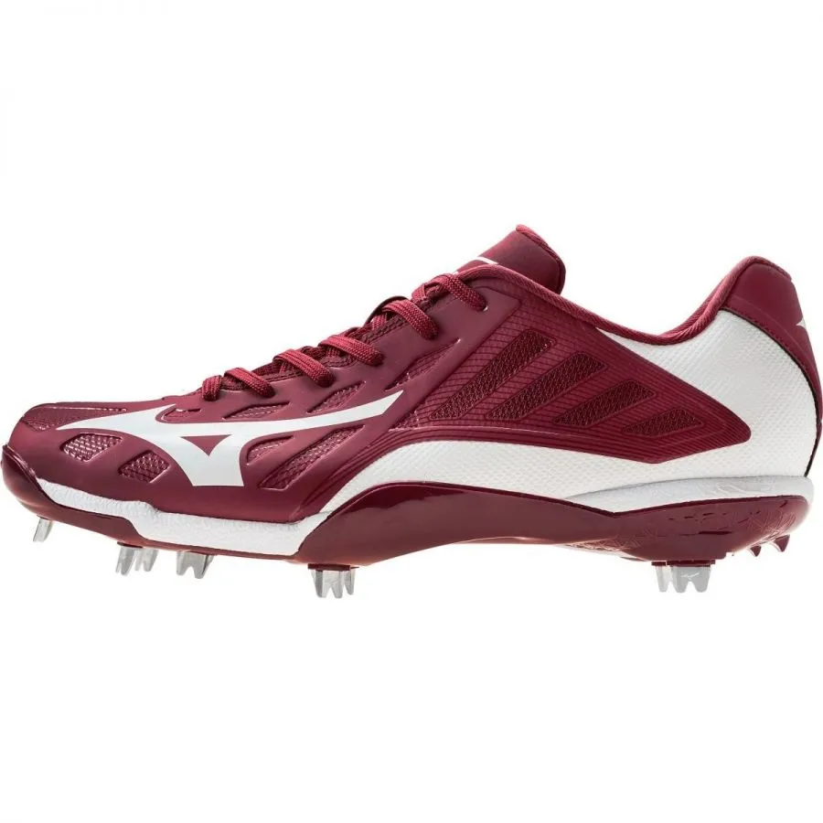 Mizuno Men's Heist IQ MX Low Metal Baseball Cleat
