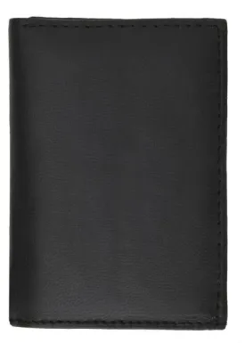 New RFID Blocking Slim Thin Mens Bifold Soft Genuine Leather ID Wallet Black Card Holder RFIDP71