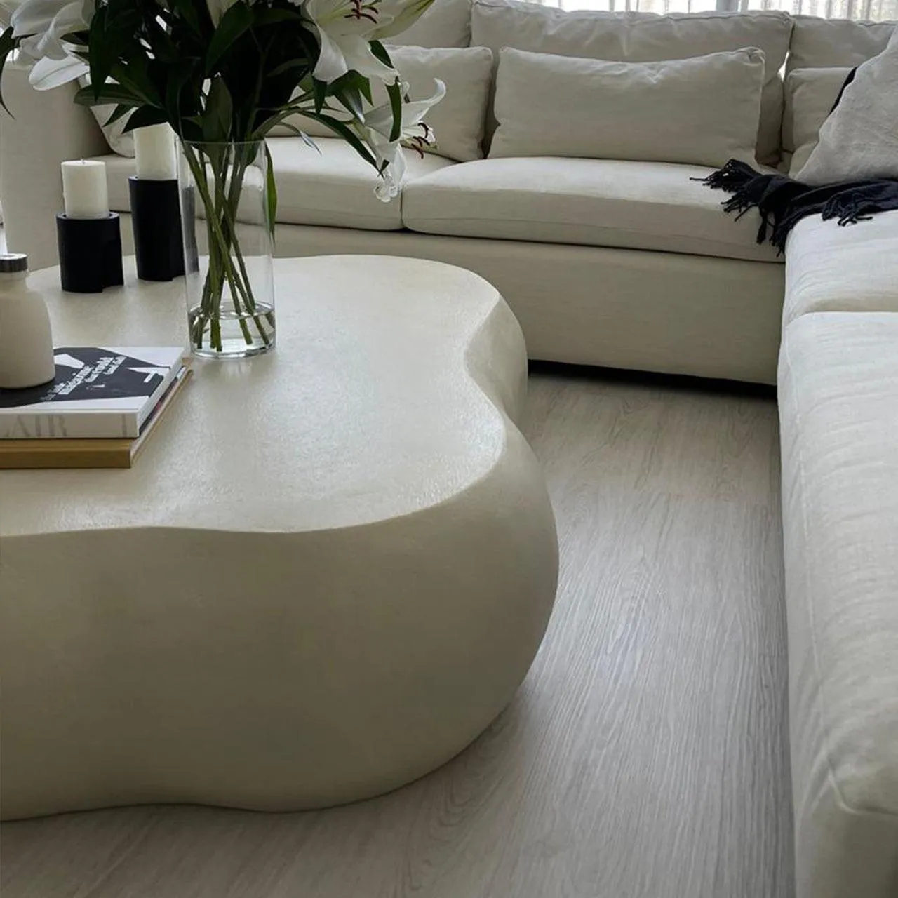 Pond Coffee Table - Plaster Finish